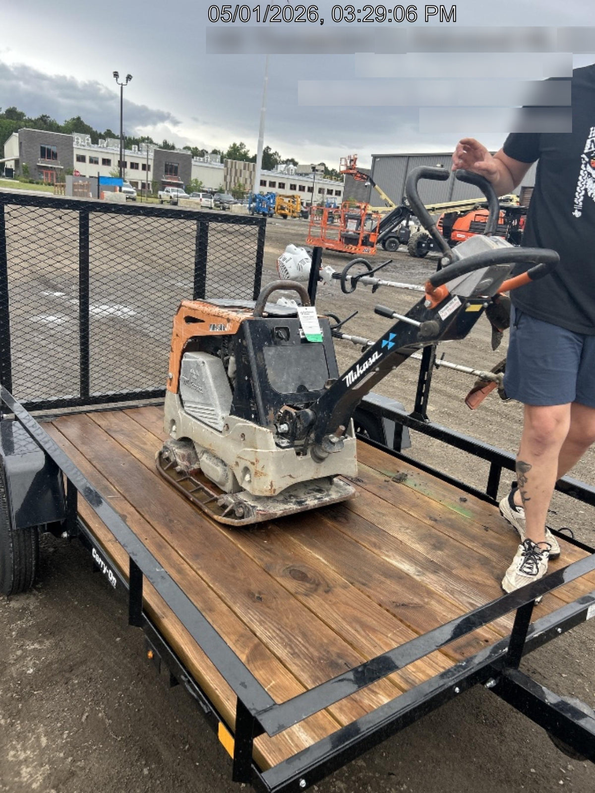 2023 Multiquip MV308GH Honda GX270, 18" Plate, Tachometer