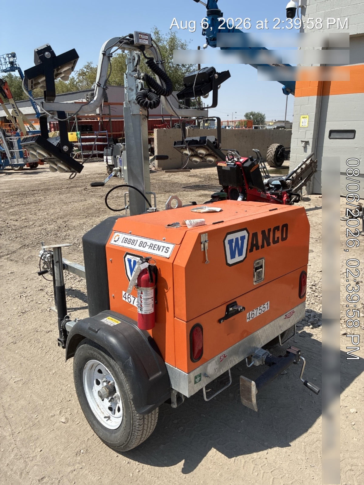 2024 Wanco WLTT-4MM4K Diesel, Deep Sea Controller, Shore Power Plug, Auto Start, (4) 350W LED Floodlights, 4kW Generator, 60 Gal Fuel Tank, 2" Ball, T3