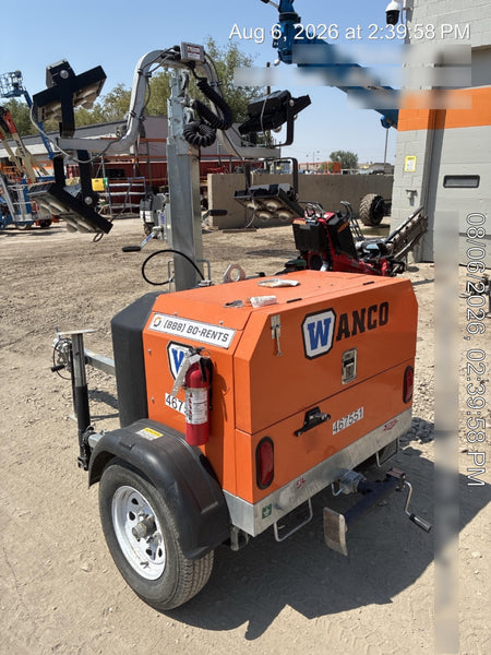2024 Wanco WLTT-4MM4K Diesel, Deep Sea Controller, Shore Power Plug, Auto Start, (4) 350W LED Floodlights, 4kW Generator, 60 Gal Fuel Tank, 2" Ball, T3