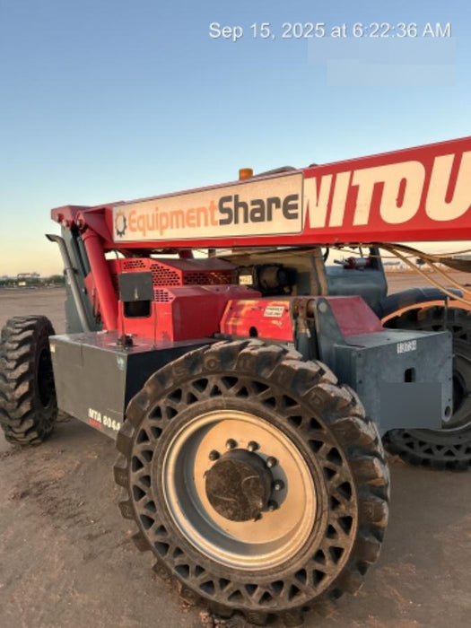2018 Manitou MTA8044 MTA 8044 - 74 HP T4, Canopy, Worklights/Strobe, Beacon, 66" Carriage, 48" Forks, Solid Tires, Lift Hook, Aux Hydraulics
