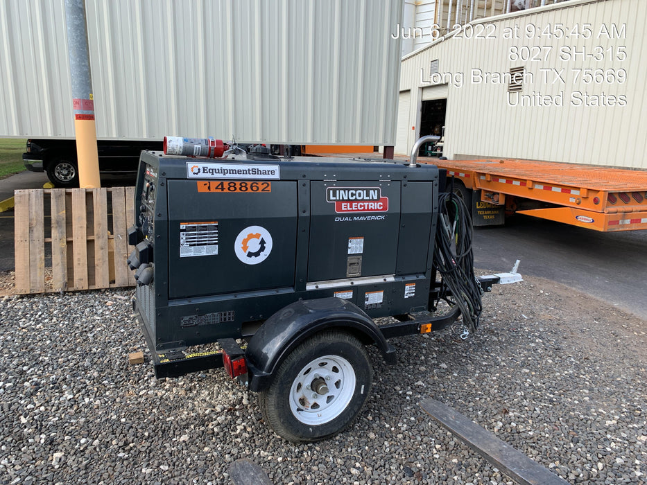 2021 Lincoln Electric Dual Maverick 200/200X Ready Pak 3 (includes trailer, cable rack, fender light kit)