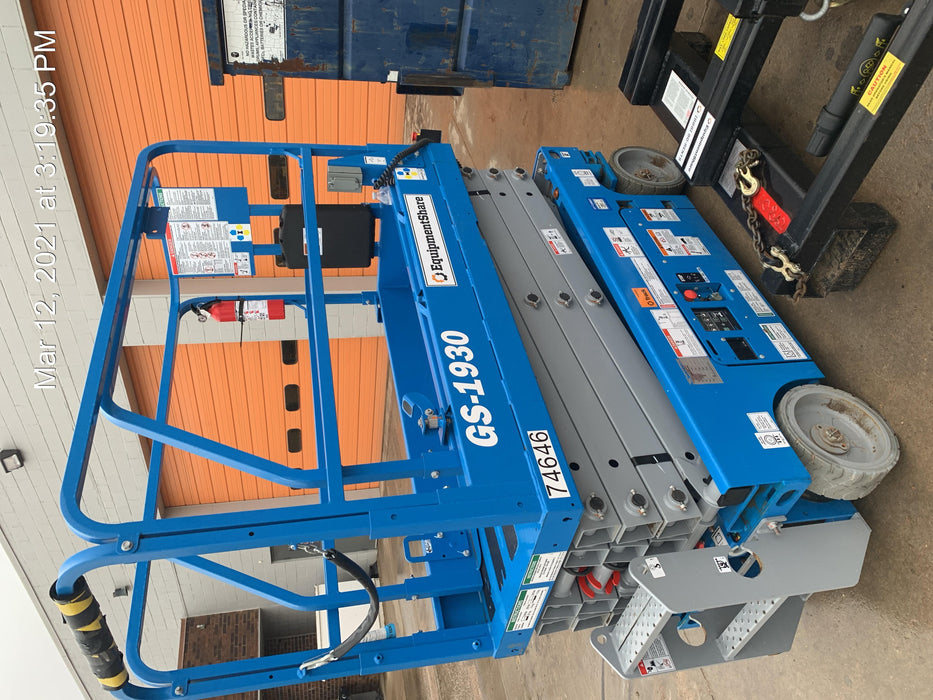 2020 Genie GS-1930 Fixed rails with chain entry gate - Pre A92.20