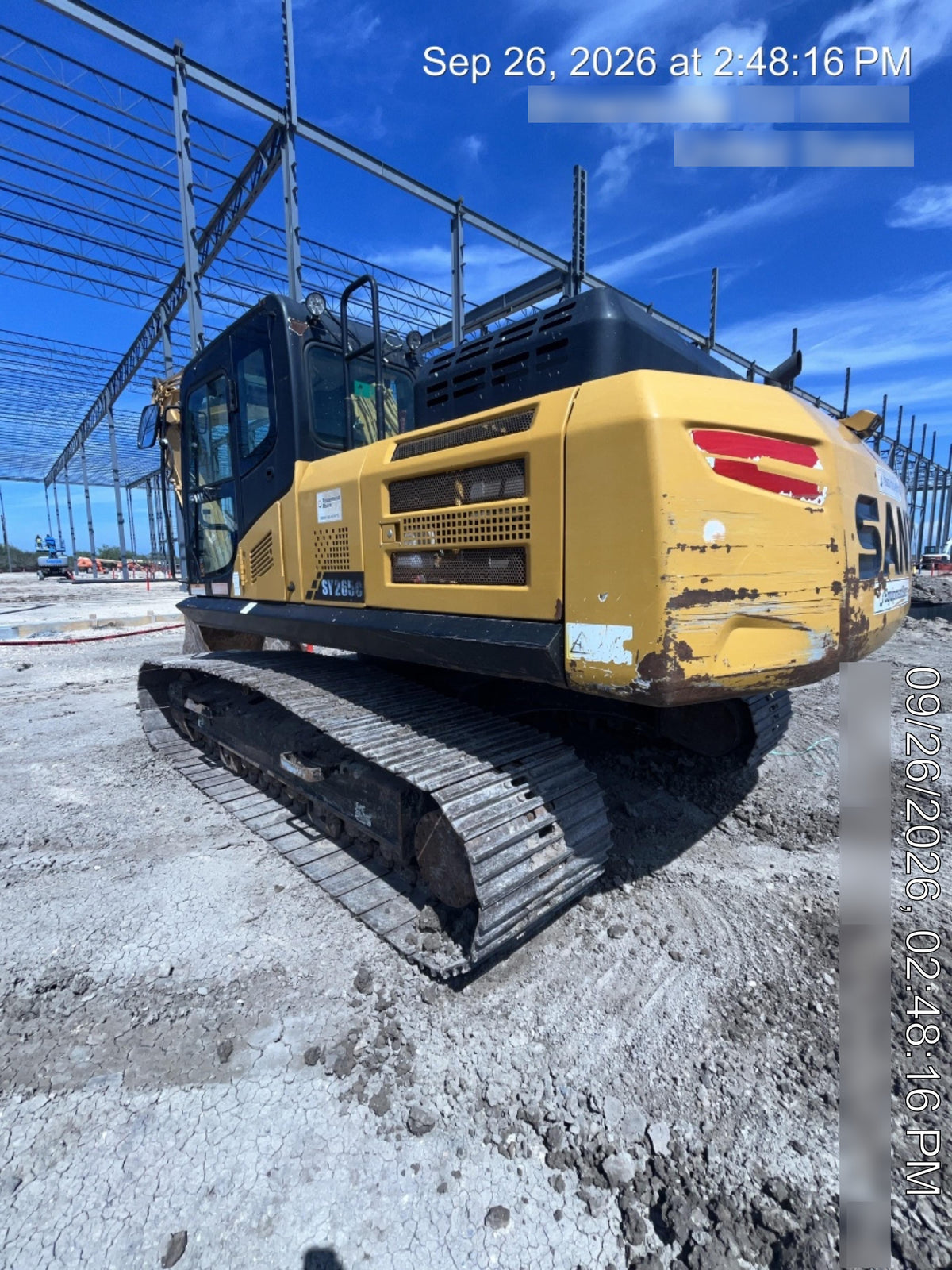 Sany SY265C SY265 Tier 4 - Cab, Bucket
