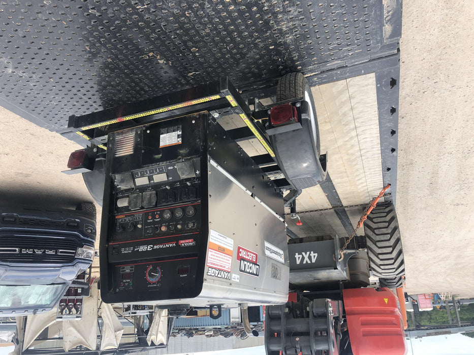 2019 Lincoln Electric Vantage 322 Ready-Pak 3, Two Wheel Trailer, Fender and Light Kit, Cable Rack
