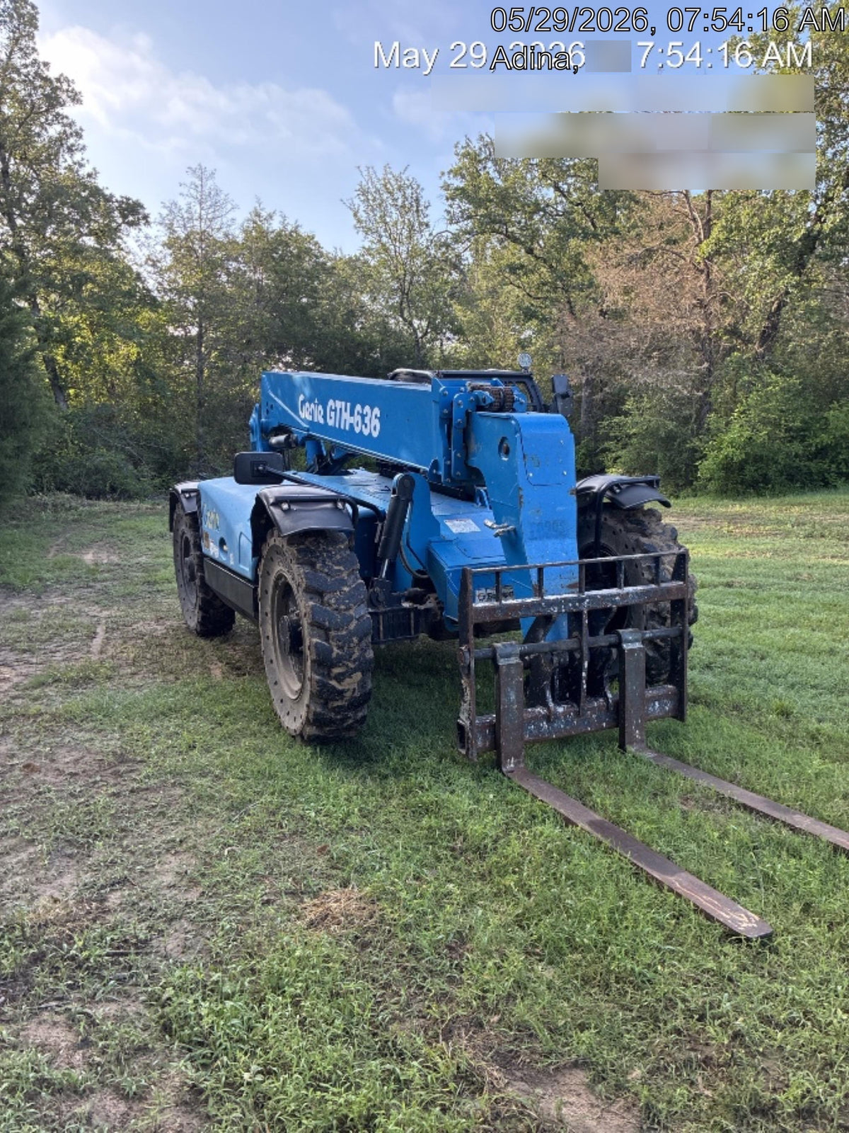 2018 GENIE GTH-636