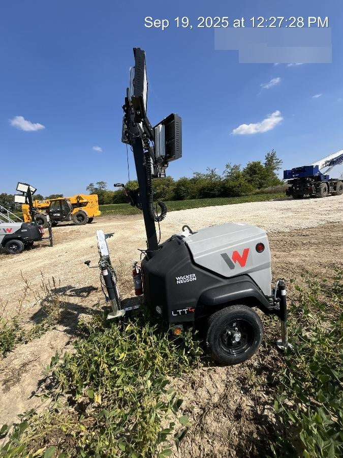 2024 Wacker Neuson LTT4 Diesel, Kohler KDW702, Deep Sea Controller, Auto Start, LED 320W, Bypass Outlet, T3