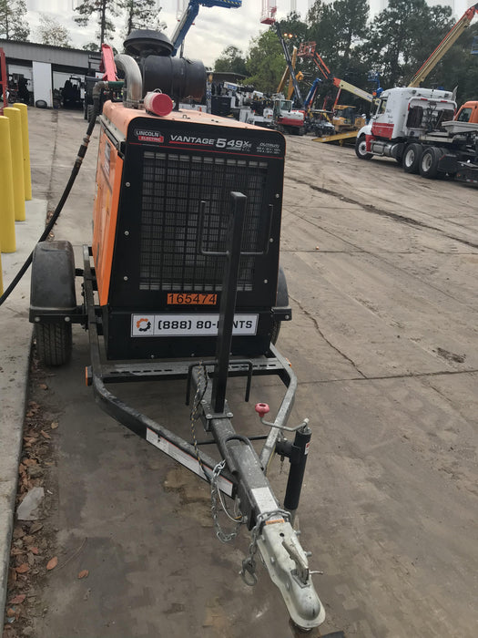 2021 Lincoln Electric Vantage 549X Ready Pak 3, ORANGE (includes trailer, cable rack, fender light kit)