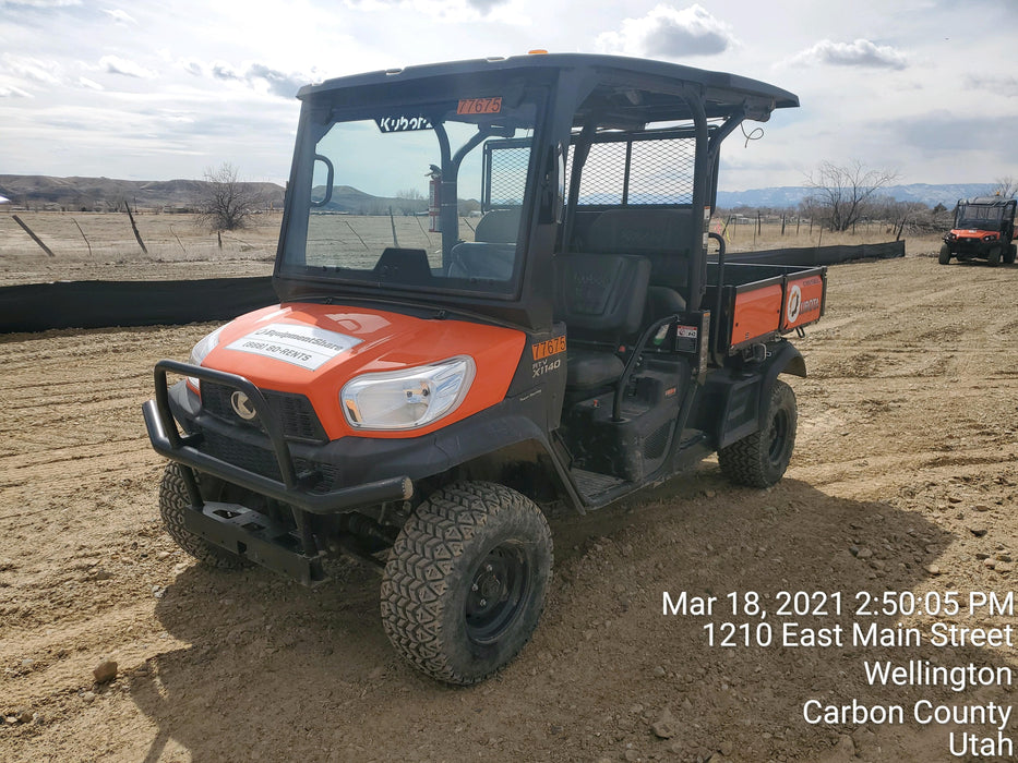 2020 Kubota RTV-X1140W-H 4WD, LED Strobe, Windshield Tempered Glass, Plastic Canopy, Wire Harness Kit, Backup Alarm
