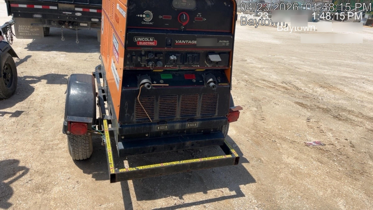 2021 Lincoln Electric Vantage 549X Ready Pak 3, ORANGE (includes trailer, cable rack, fender light kit)