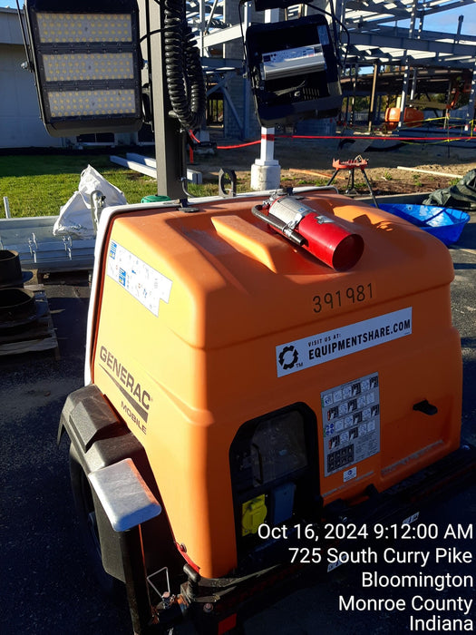 2024 Generac MLT2 Diesel, Flex Switch 120V Input, Powerzone Controller, 
(4) 320W LED Lights, 4kW Generator, 39.9 Gal Fuel Tank, 2" Ball, T3