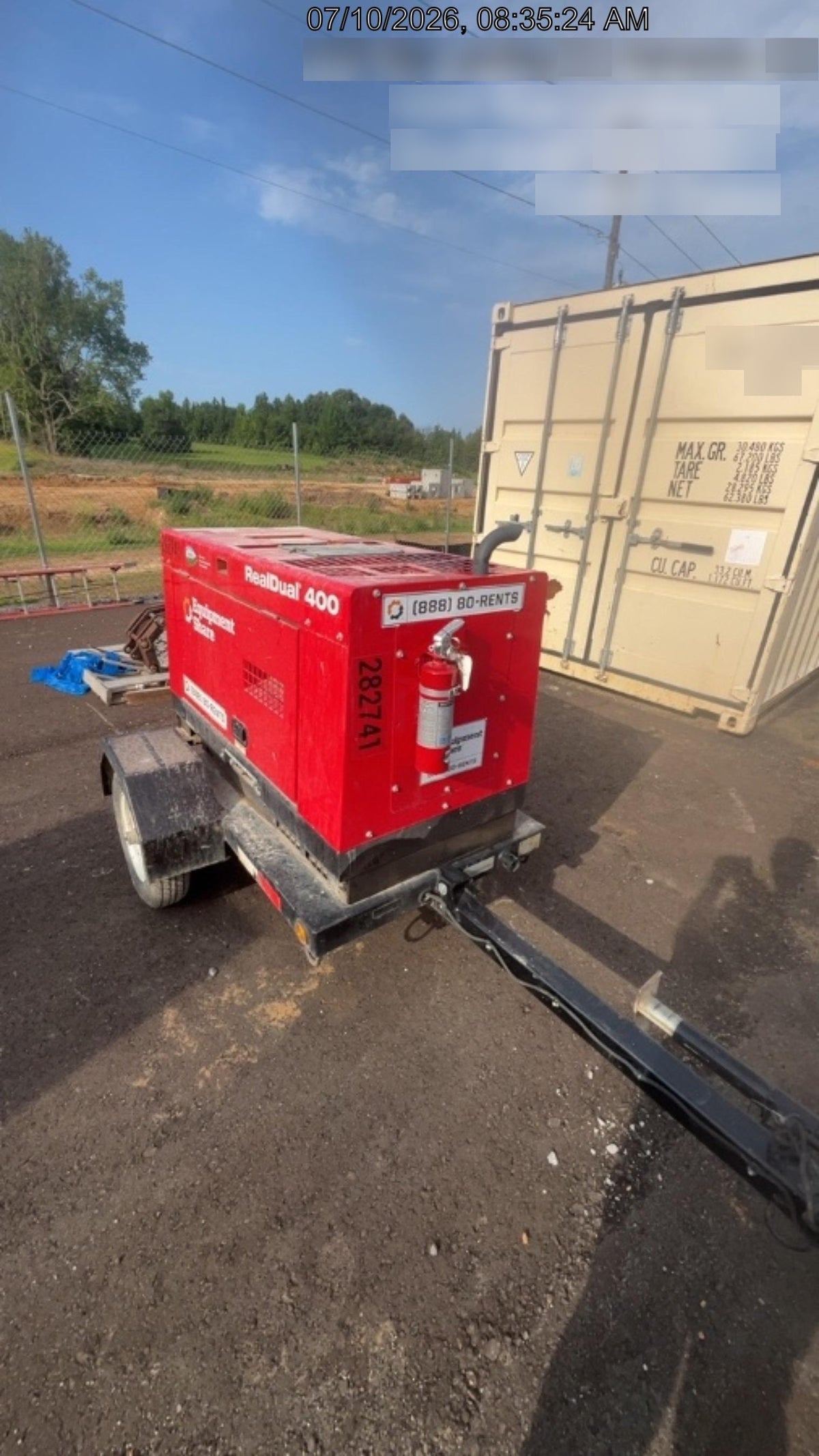 2022 Shindaiwa DGW400MDL Kubota D902 Engine, 23 HP, Dual Op Welder, Wire, Arc, Droop Stick, Tig, and CC Stick Functionality, Simulphase, 3 Phase and 1 Phase Gen Output, Single Axle NB Trlr, Slr Trckl Chrg 12V 12W, Fire Ext