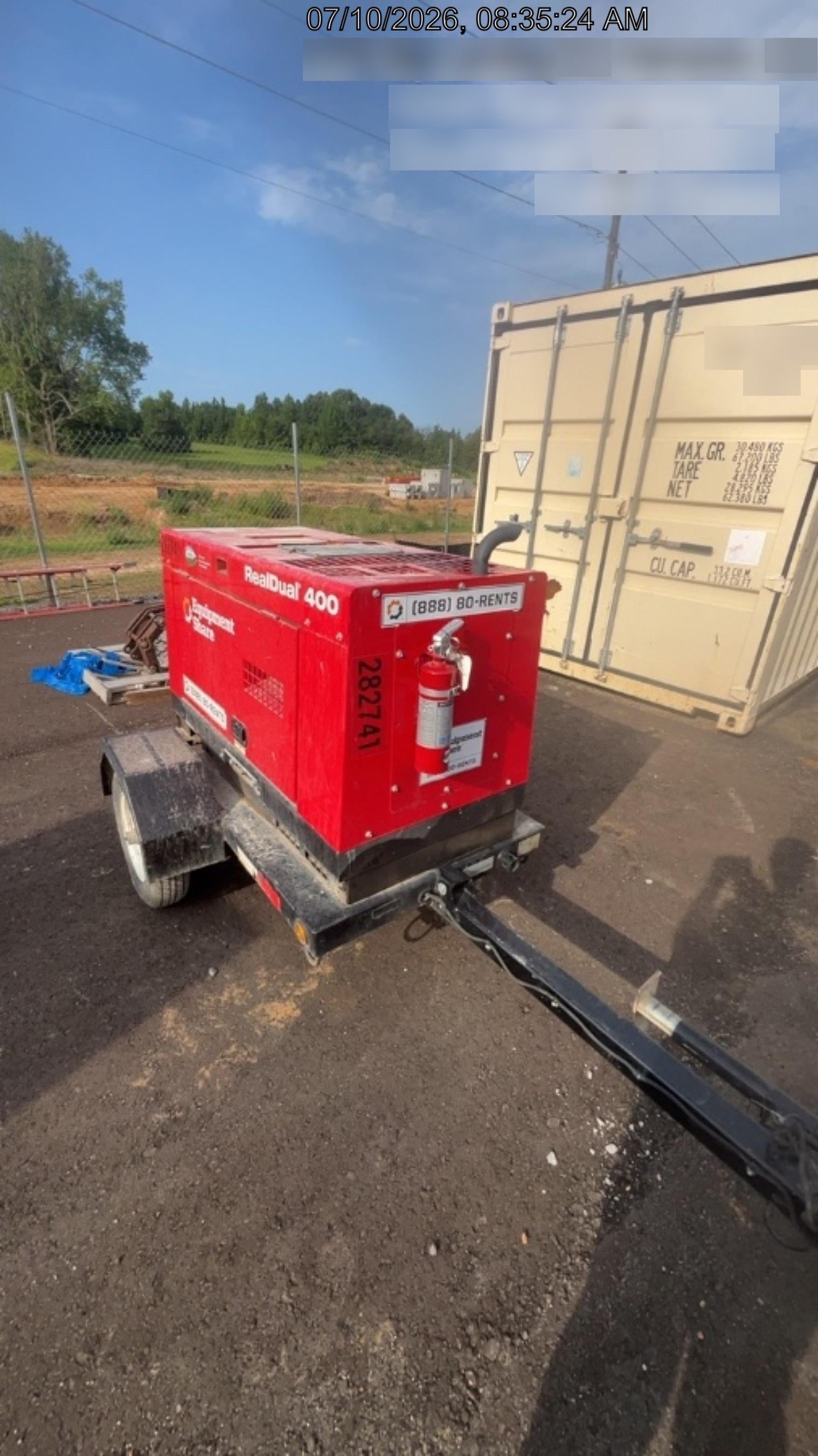 2022 Shindaiwa DGW400MDL Kubota D902 Engine, 23 HP, Dual Op Welder, Wire, Arc, Droop Stick, Tig, and CC Stick Functionality, Simulphase, 3 Phase and 1 Phase Gen Output, Single Axle NB Trlr, Slr Trckl Chrg 12V 12W, Fire Ext