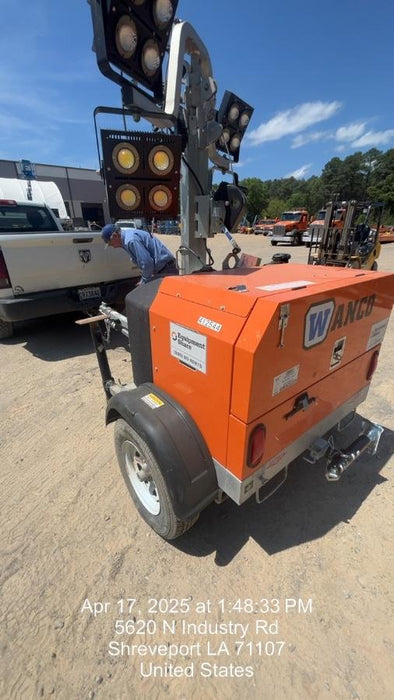 2024 Wanco WLTT-4MM4K Diesel, Deep Sea Controller, Shore Power Plug, Auto Start, (4) 350W LED Floodlights, 4kW Generator, 60 Gal Fuel Tank, 2" Ball, T3