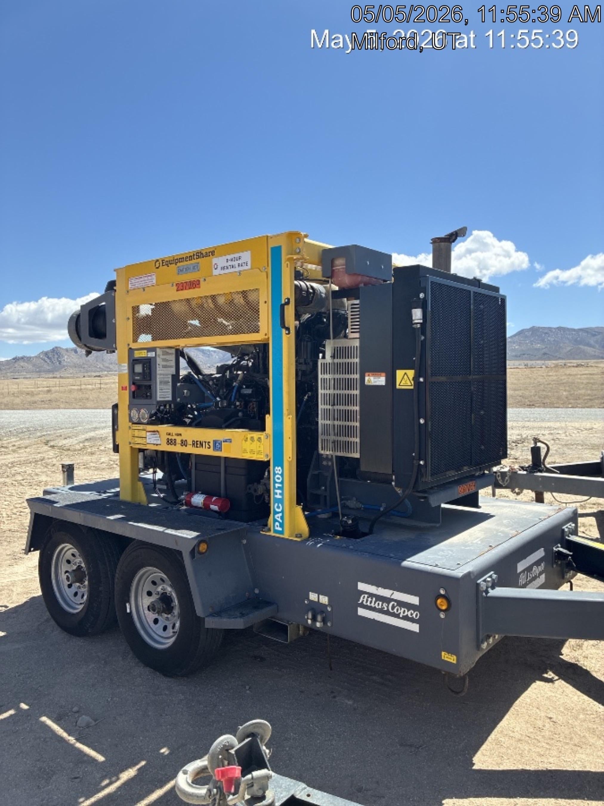2022 ATLAS COPCO PAC H108 JD