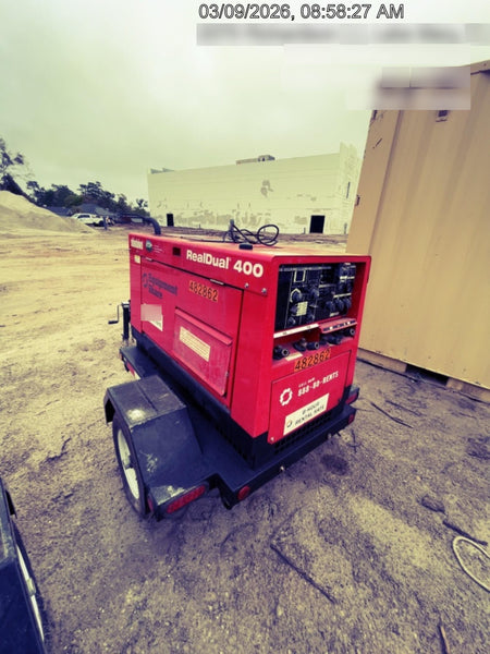 2024 Shindaiwa DGW400DML Kubota D902 Engine, 23 HP, Dual Op Welder, Wire, Arc, Droop Stick, Tig, and CC Stick Functionality, Simulphase, 3 Phase and 1 Phase Gen Output, Single Axle NB Trlr, Slr Trckl Chrg 12V 12W, Fire Ext, T3