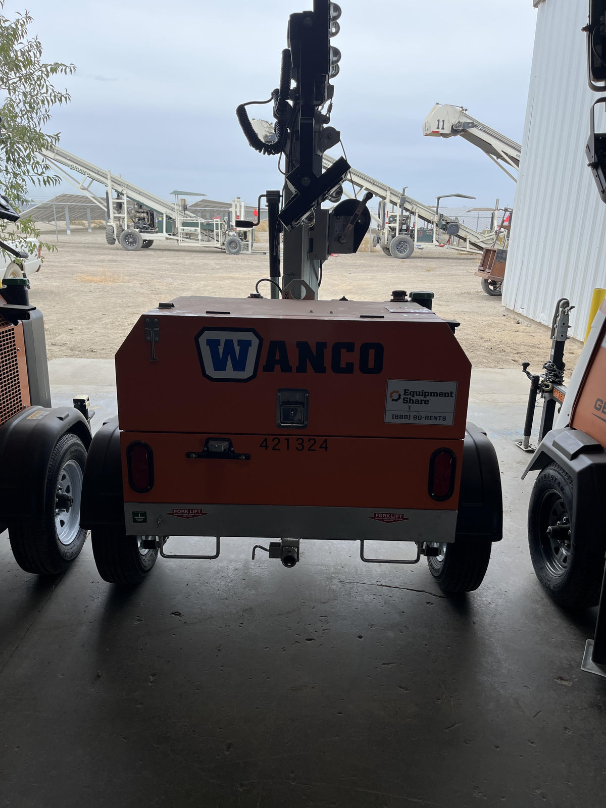 2024 Wanco WLTT-4MM4K Diesel, Deep Sea Controller, Shore Power Plug, Auto Start, (4) 350W LED Floodlights, 4kW Generator, 60 Gal Fuel Tank, 2" Ball, T3