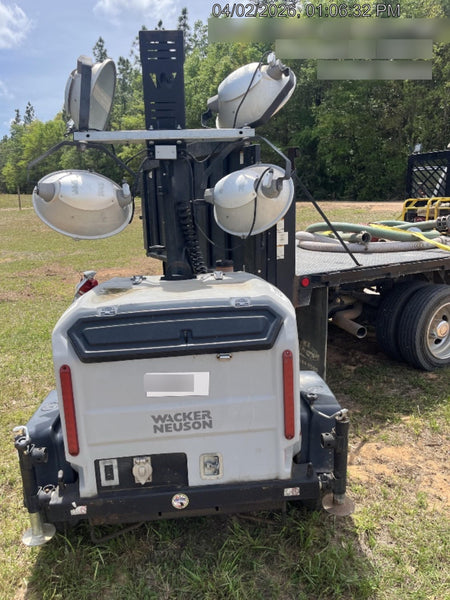 2019 Wacker Neuson LTV6L-MH Wacker Neuson LTV6L Mobile Light Tower w/Fuel Level Sensor Installed