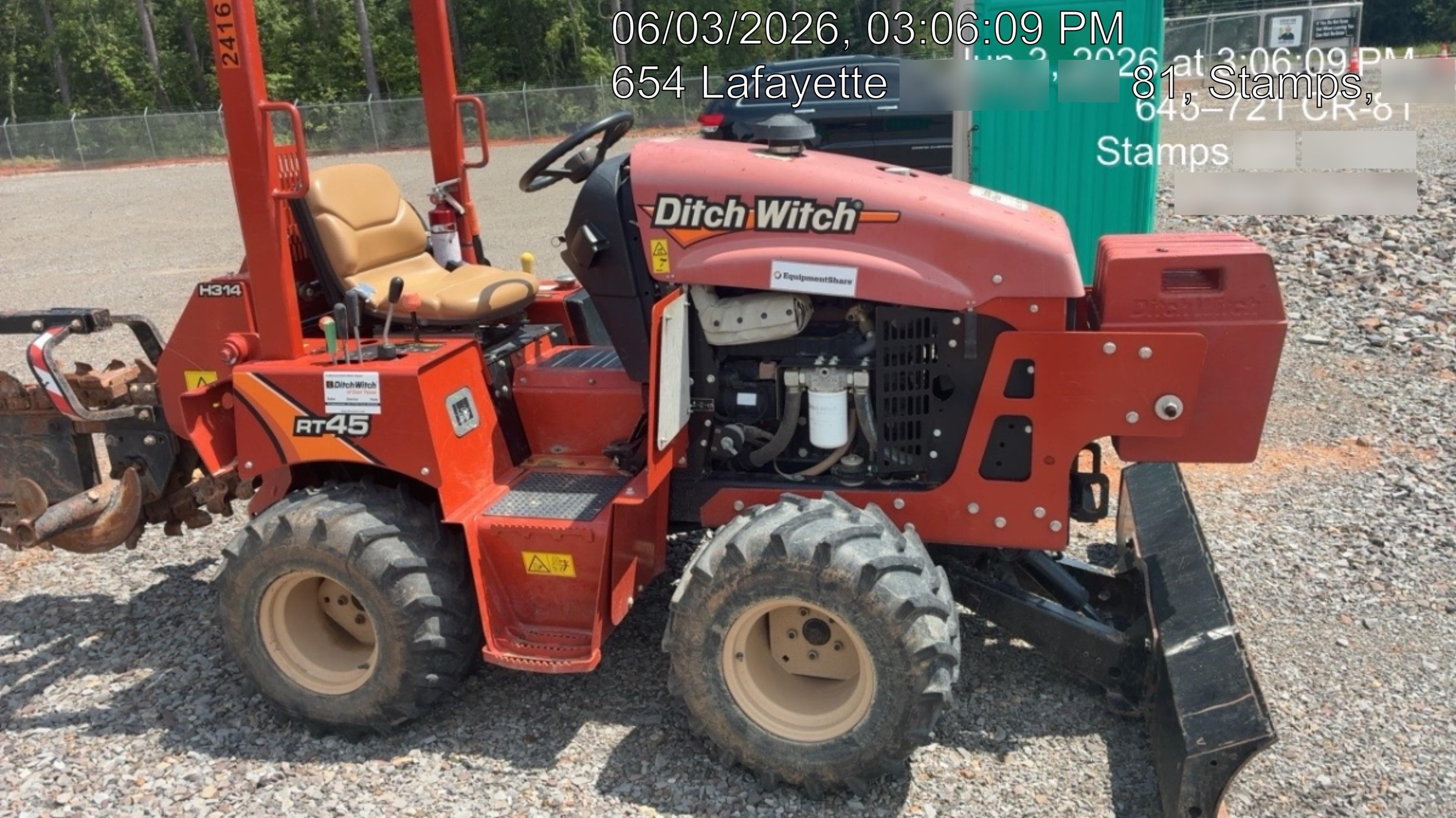 2022 DITCH WITCH RT45A