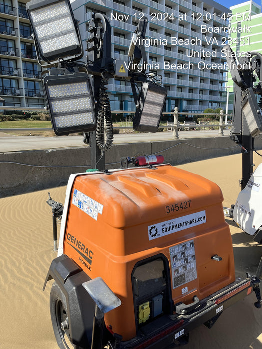 2023 Generac MLT2 Diesel, Flex Switch 120V Input, Powerzone Controller, (4) 320W LED Lights, 4kW Generator, 39.9 Gal Fuel Tank, 2" Ball, T3