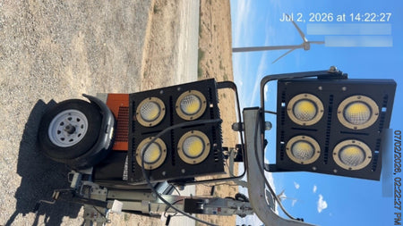 2024 Wanco WLTT-4MM4K Diesel, Deep Sea Controller, Shore Power Plug, Auto Start, (4) 350W LED Floodlights, 4kW Generator, 60 Gal Fuel Tank, 2" Ball, T3