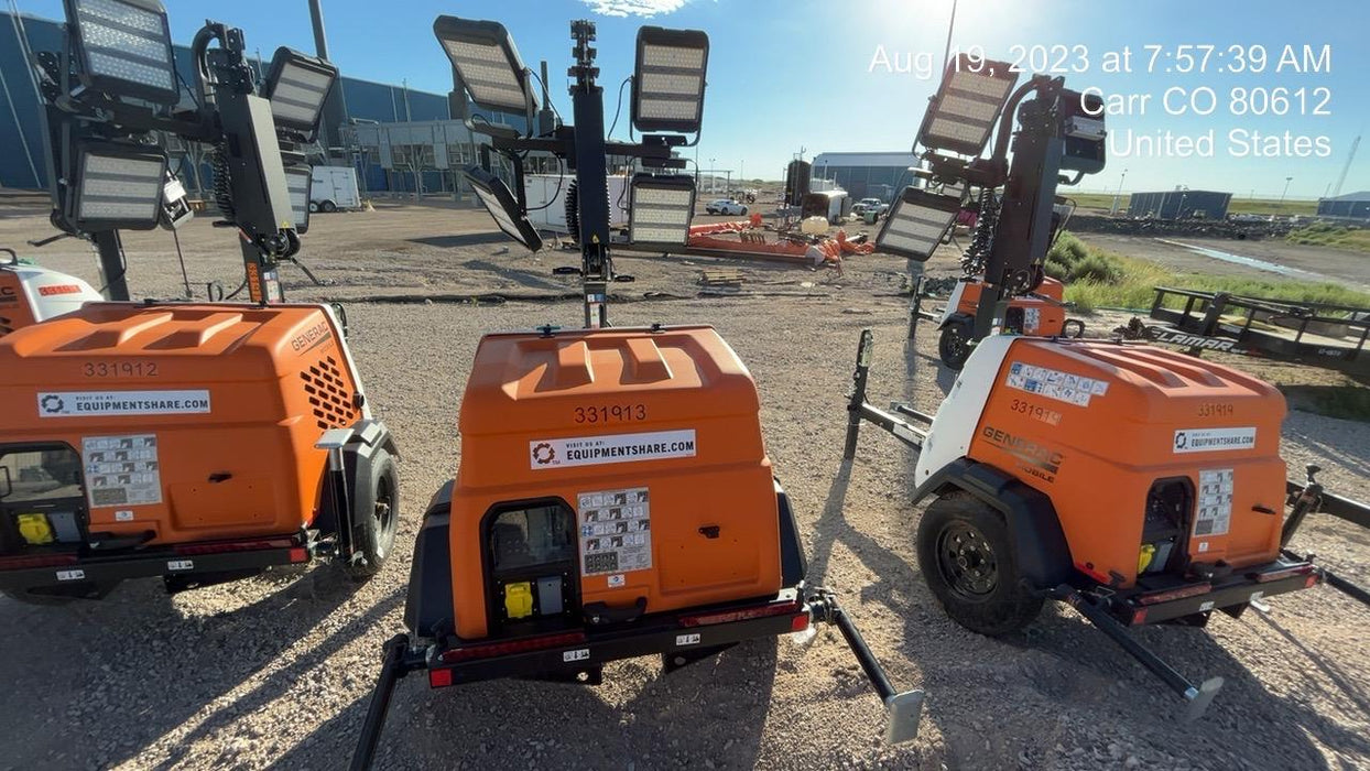 2023 Generac MLT2 Diesel, Flex Switch 120V Input, Powerzone Controller, (4) 320W LED Lights, 4kW Generator, 39.9 Gal Fuel Tank, 2" Ball, T3