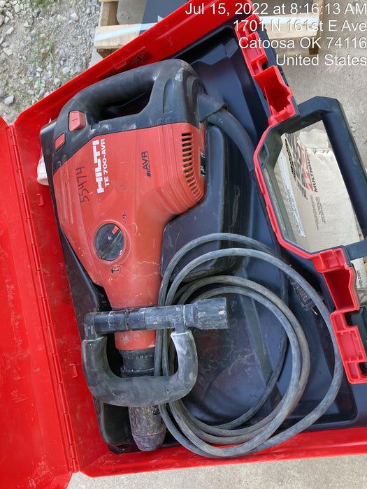 2019 HILTI TE 700-AVR