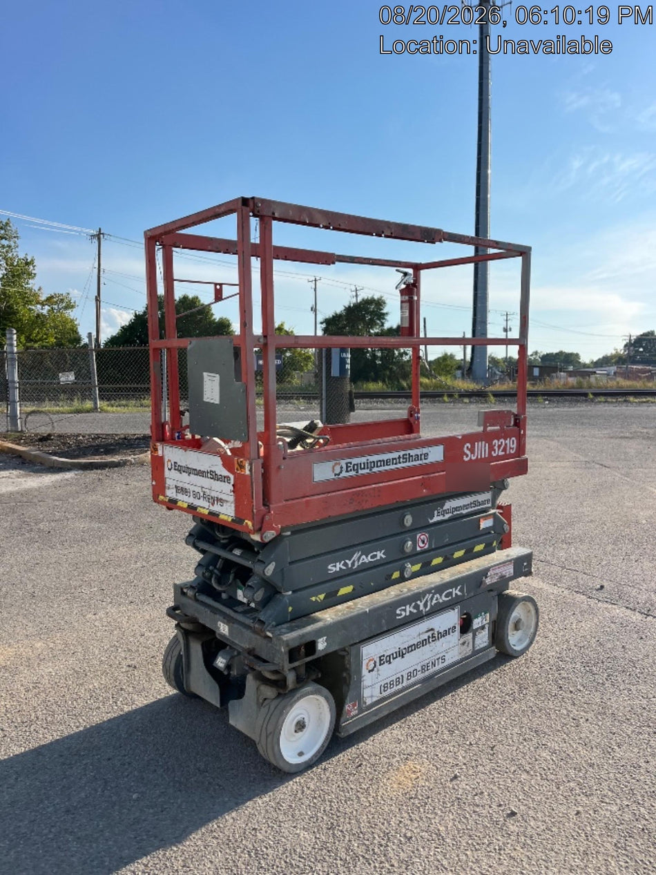 2019 Skyjack SJIII-3219 Standard Options, Trojan Batteries