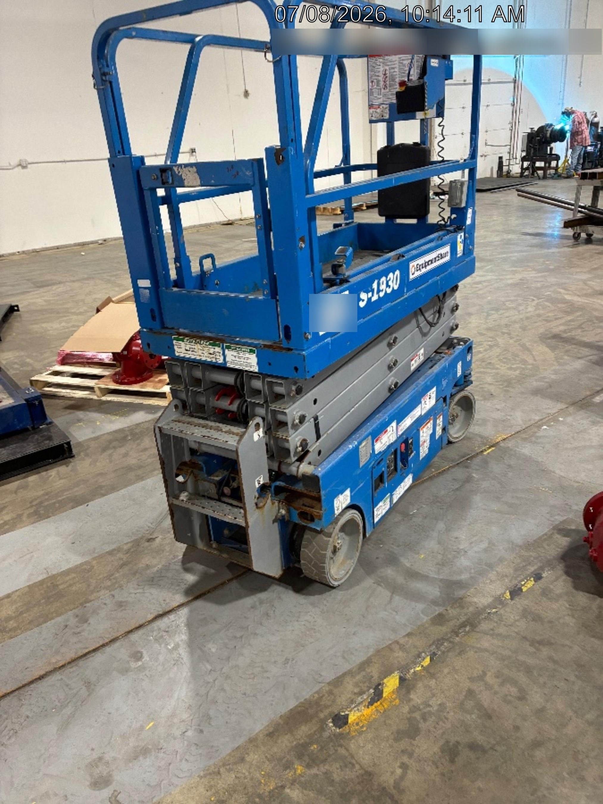 2020 Genie GS-1930 Solid Non Marking Tires, Beacon, Folding rails with half height swing gate