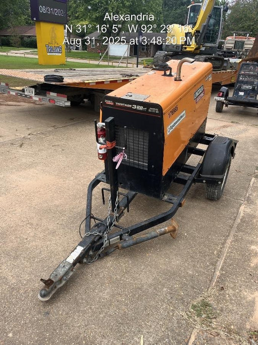 2021 Lincoln Electric Vantage 322 Vantage 322 Ready Pak 3 w/ Decals, ORANGE (includes trailer, cable rack, fender light kit) NO Telematics