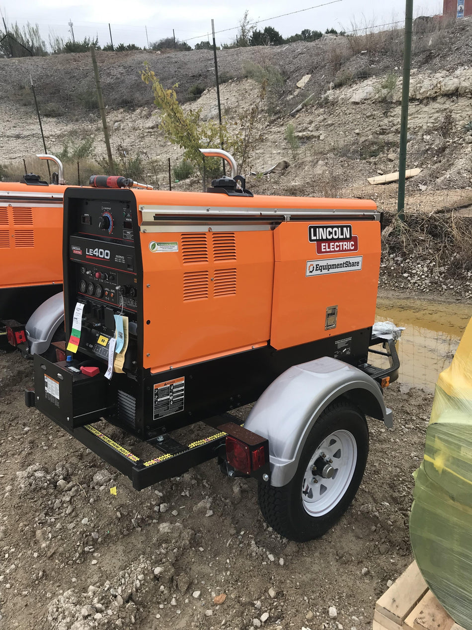 2022 Lincoln Electric LE400 Kubota V1505, Trlr, Cable Rack, Light Kit, ES Decals, T3