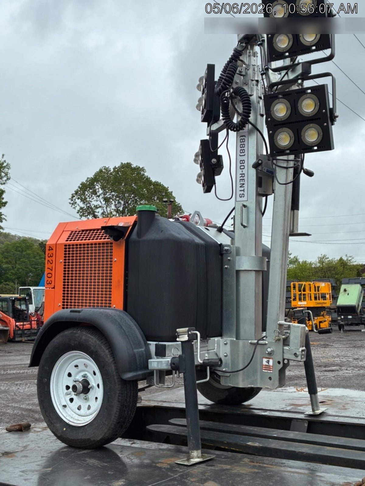 2024 Wanco WLTT-4MM4K Diesel, Deep Sea Controller, Shore Power Plug, Auto Start, (4) 350W LED Floodlights, 4kW Generator, 60 Gal Fuel Tank, 2" Ball, T3