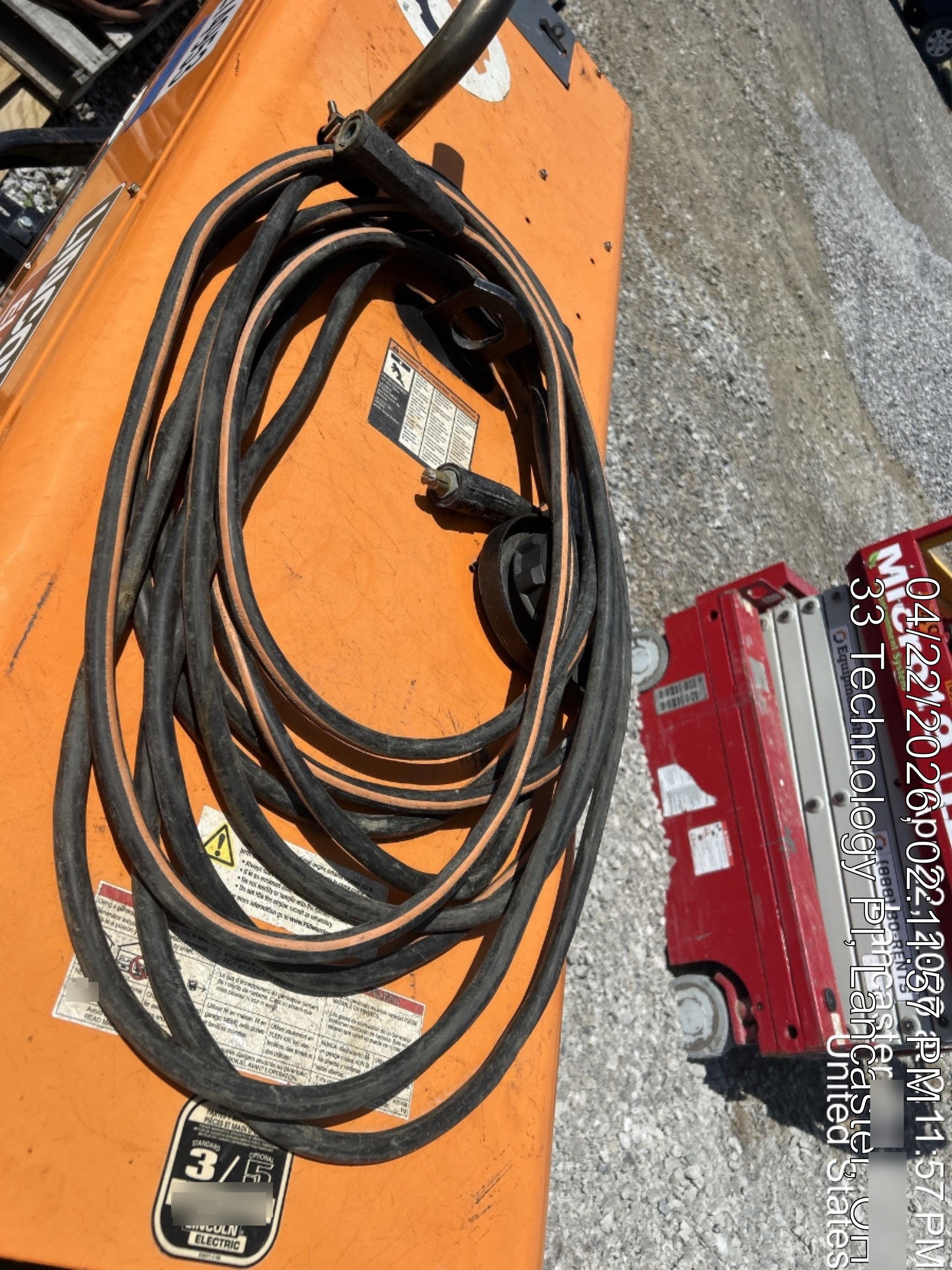 2022 Lincoln Electric LE400 Kubota V1505, Trlr, Cable Rack, Light Kit, ES Decals, T3