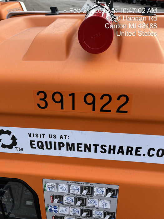 2024 Generac MLT2 Diesel, Flex Switch 120V Input, Powerzone Controller, 
(4) 320W LED Lights, 4kW Generator, 39.9 Gal Fuel Tank, 2" Ball, T3