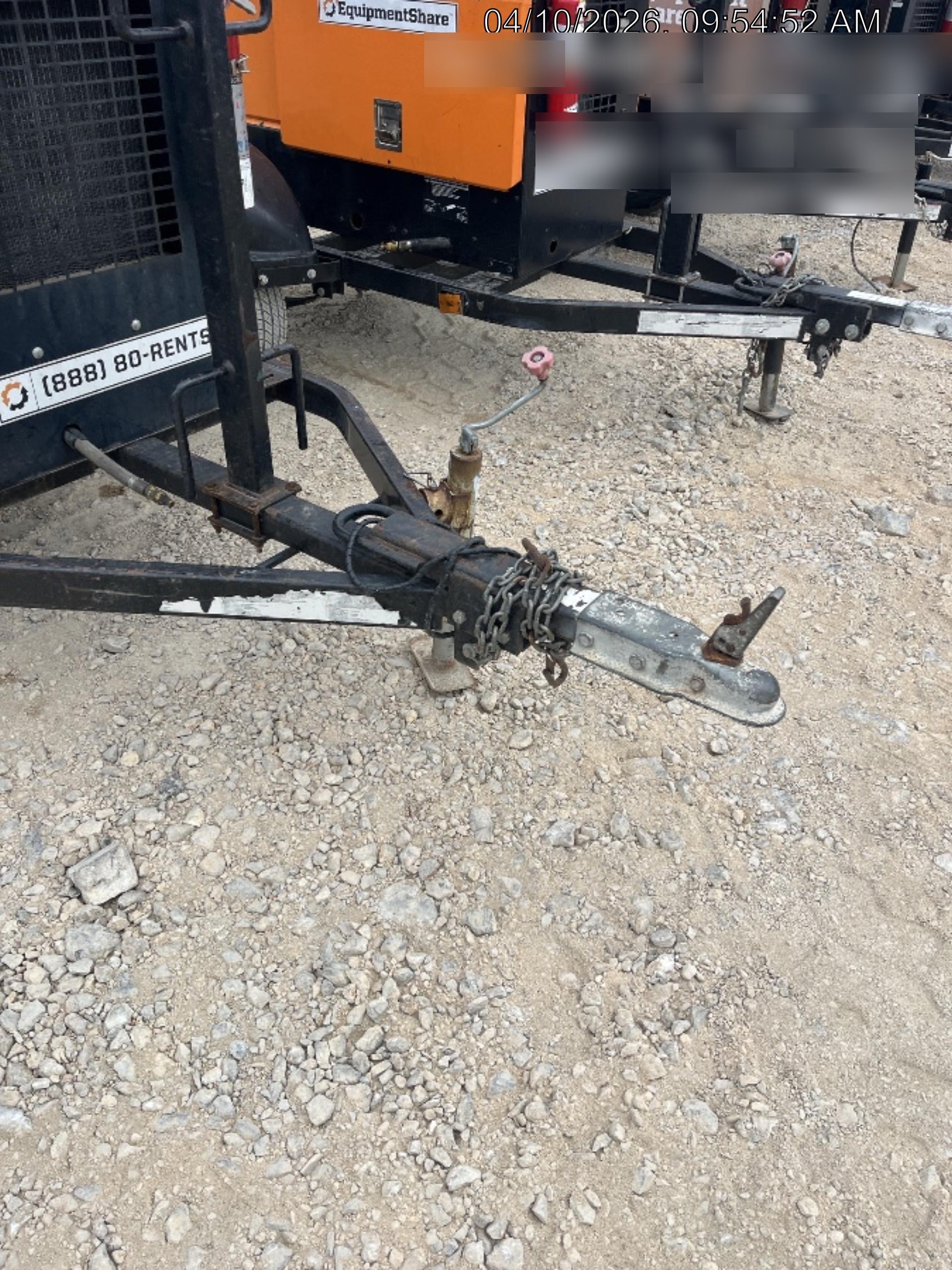 2019 Lincoln Electric Vantage 322 Welder Ready-Pak 3, Two wheel trailer, Fender and Light kit, Cable Rack