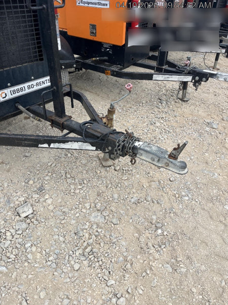 2019 Lincoln Electric Vantage 322 Welder Ready-Pak 3, Two wheel trailer, Fender and Light kit, Cable Rack