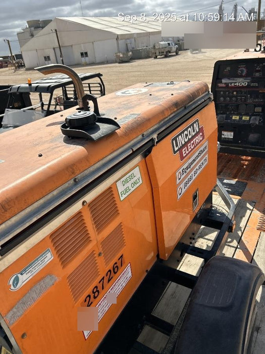 2023 Lincoln Electric LE400 Kubota V1505, Trlr, Cable Rack, Light Kit, ES Decals, T3