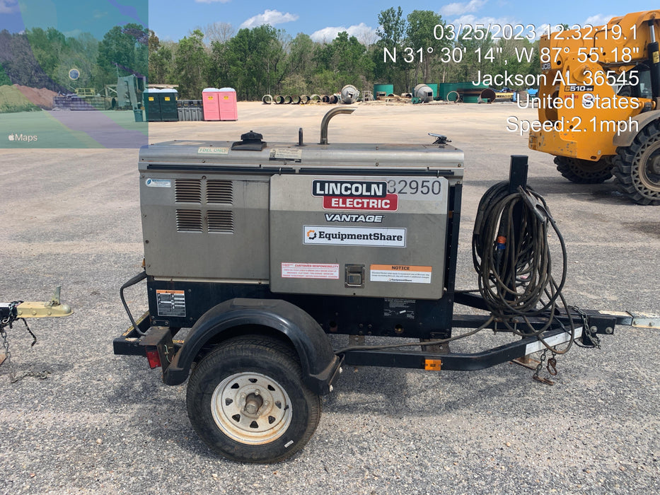 2022 Lincoln Electric LE400 Kubota V1505, Trlr, Cable Rack, Light Kit, ES Decals, T3