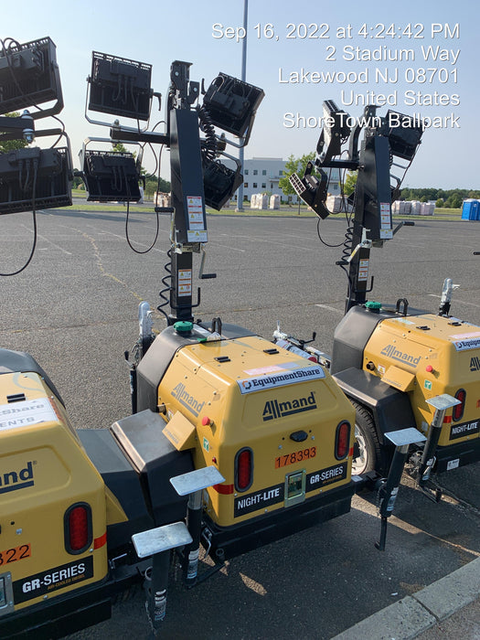 Allmand NLV3GR 3kW Light Plant - LED