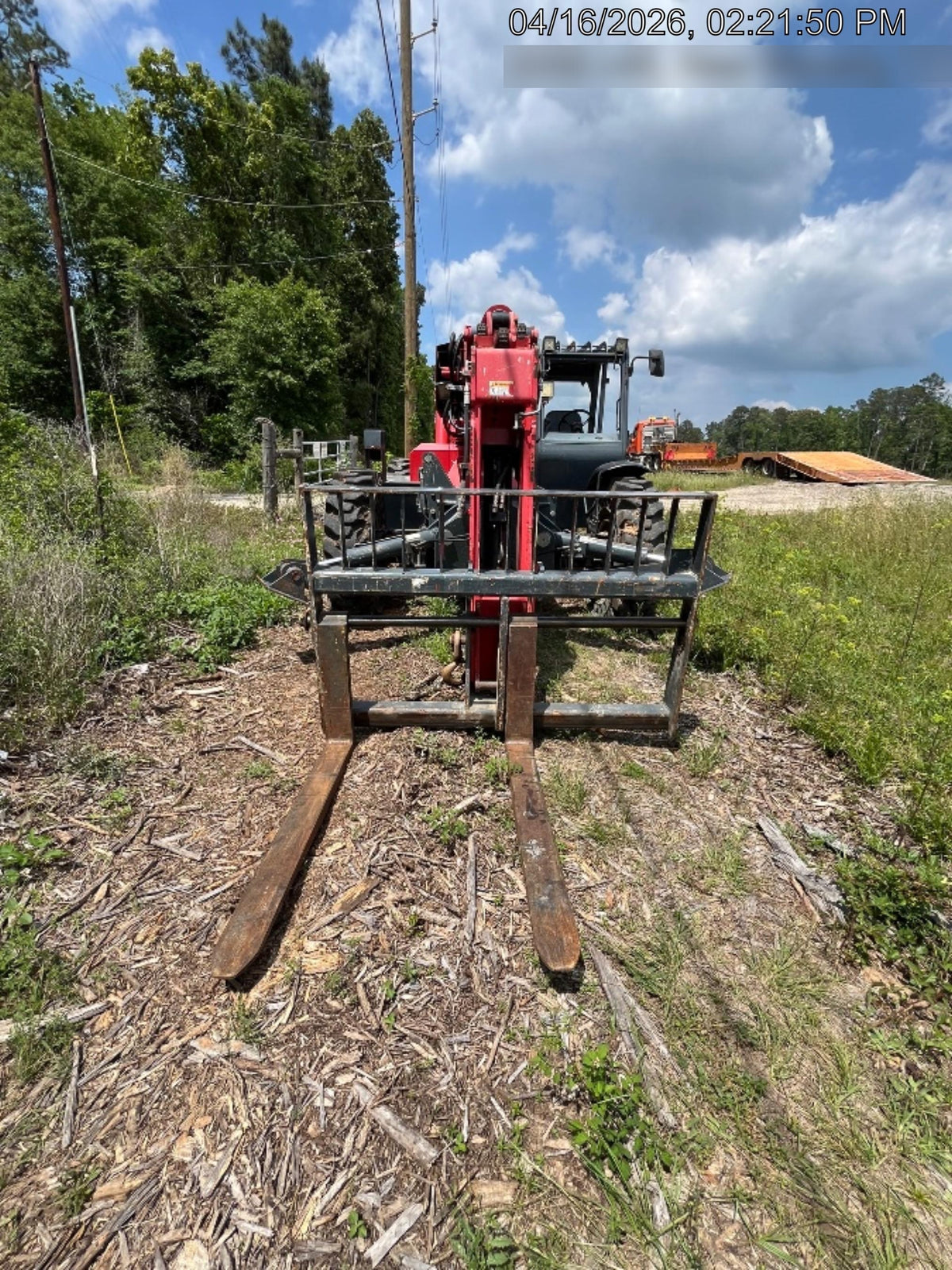 2019 Manitou MTA10055 MTA10055 - 120 HP T4, Canopy, Worklights/Strobe, Beacon, 66" Carriage, 60" Forks, Solid Tires, Lift Hook, Aux Hydraulics