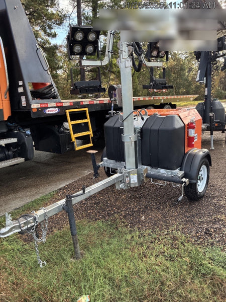 2024 Wanco WLTT-4MM4K Diesel, Deep Sea Controller, Shore Power Plug, Auto Start, (4) 350W LED Floodlights, 4kW Generator, 60 Gal Fuel Tank, 2" Ball, T3