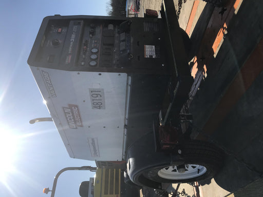 2019 Lincoln Electric Vantage 322 Ready-Pak 3, Two Wheel Trailer, Fender and Light Kit, Cable Rack