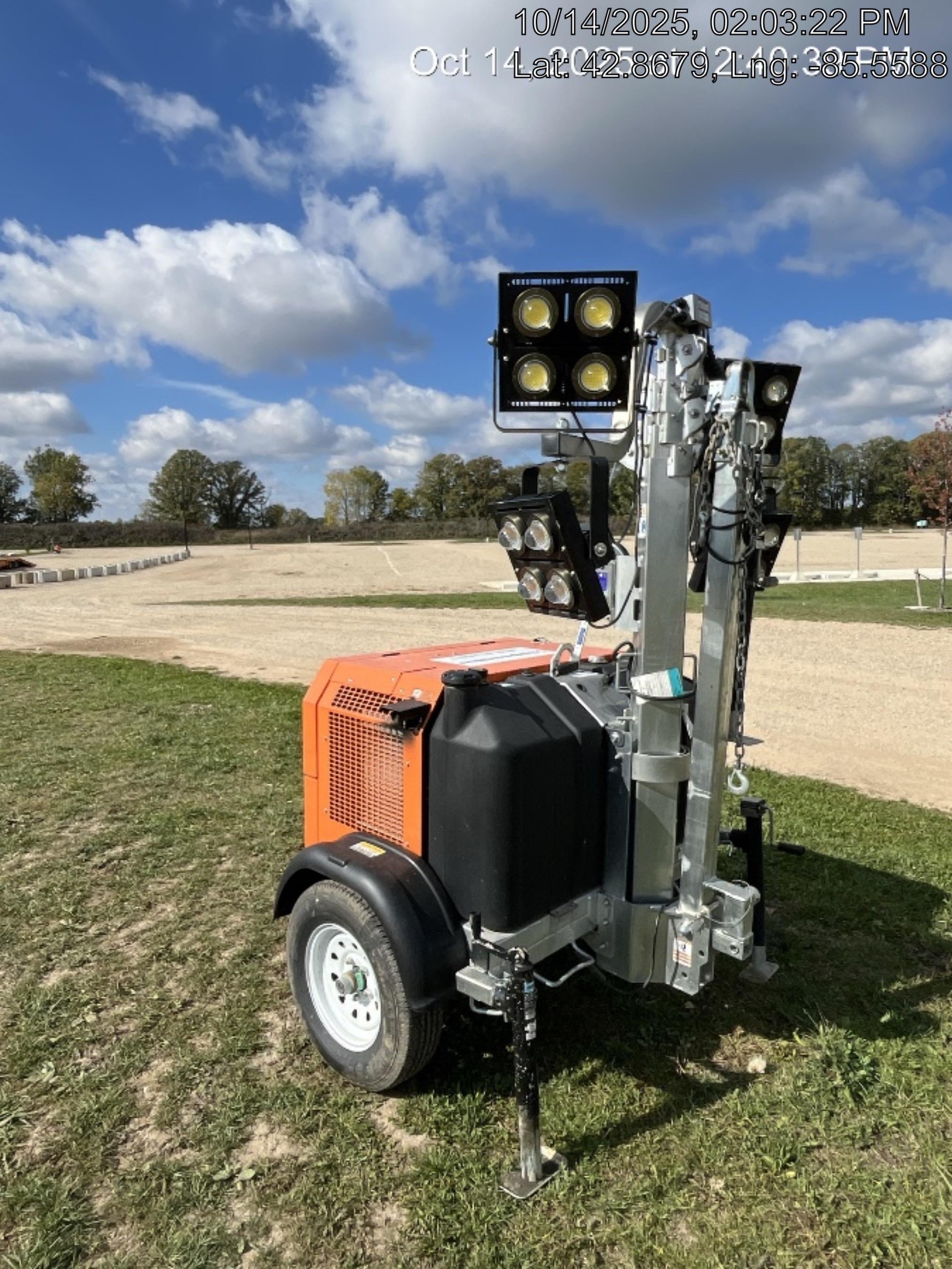 2024 Wanco WLTT-4MM4K Diesel, Deep Sea Controller, Shore Power Plug, Auto Start, (4) 350W LED Floodlights, 4kW Generator, 60 Gal Fuel Tank, 2" Ball, T3