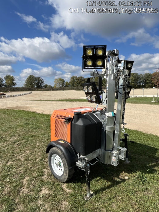 2024 Wanco WLTT-4MM4K Diesel, Deep Sea Controller, Shore Power Plug, Auto Start, (4) 350W LED Floodlights, 4kW Generator, 60 Gal Fuel Tank, 2" Ball, T3