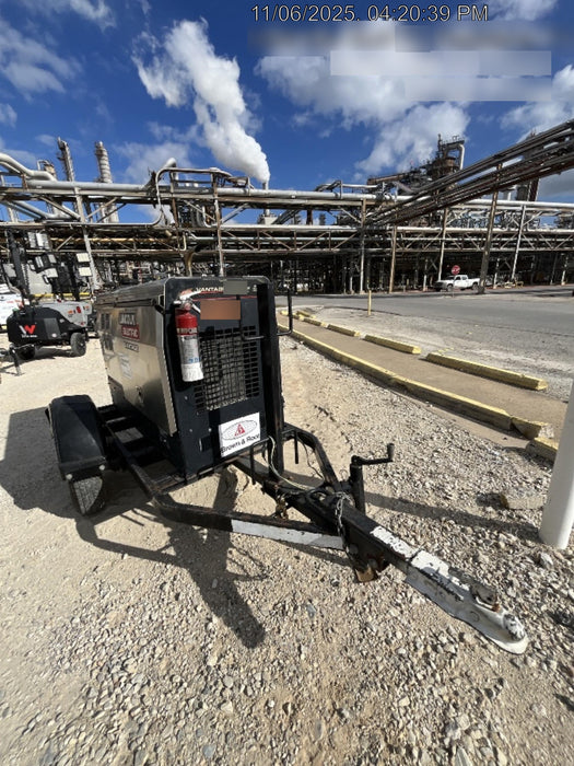 2019 Lincoln Electric Vantage 322 Welder Ready-Pak 3, Two wheel trailer, Fender and Light kit, Cable Rack