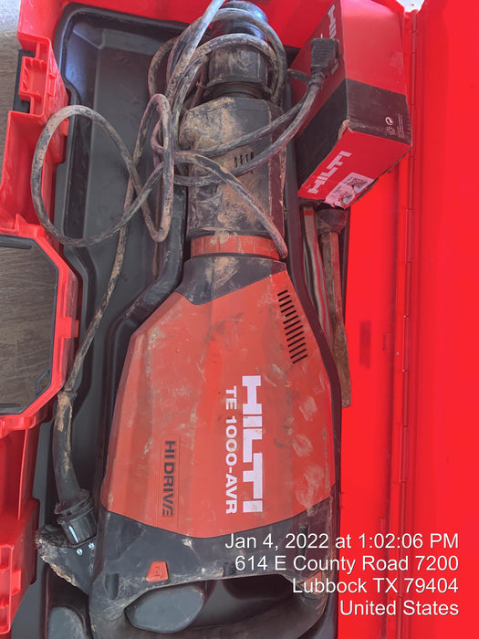 2019 HILTI TE 1000-AVR