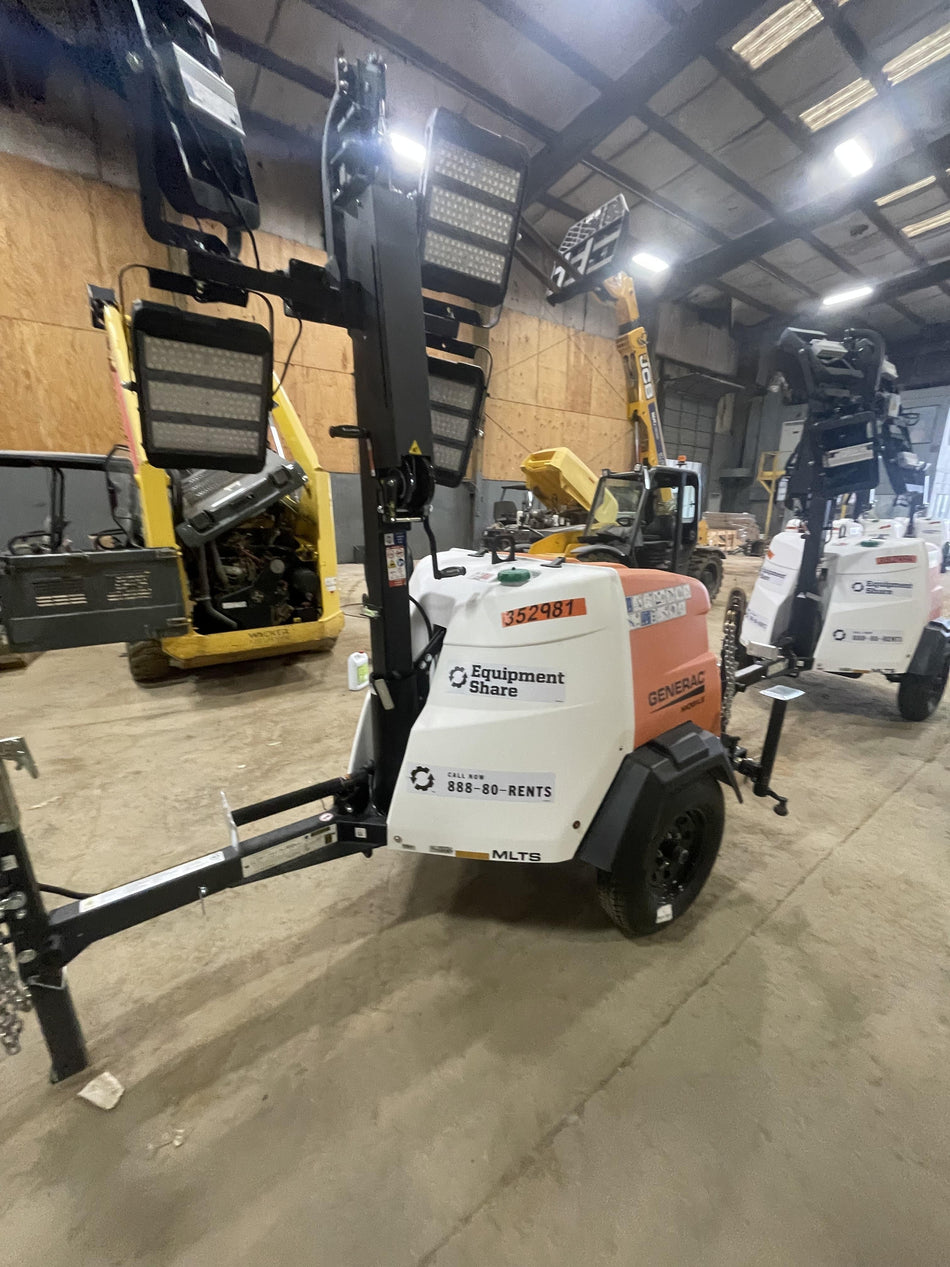 2023 Generac MLT2 Diesel, Flex Switch 120V Input, Powerzone Controller, (4) 320W LED Lights, 4kW Generator, 39.9 Gal Fuel Tank, 2" Ball, T3