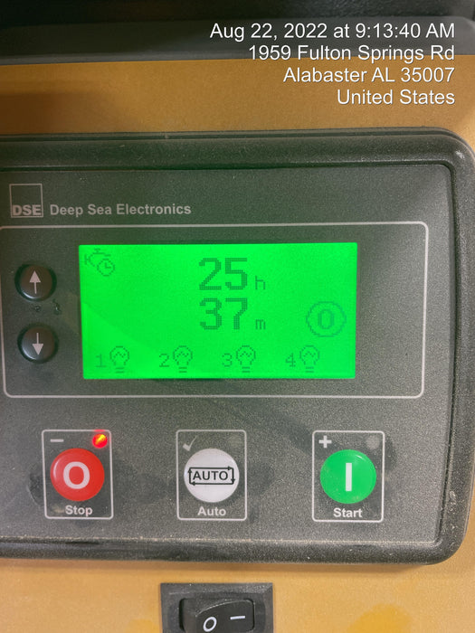 2022 Allmand NLV3GR (4) LED Light Fixture 350W, 23' Vertical Mast, 3kW Prime, Towable, Deep Sea L401, Leveling Jacks, Yanmar T4F 5.8hp