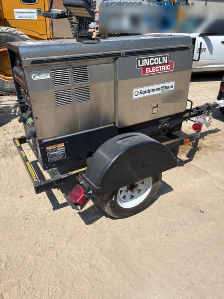2019 Lincoln Electric Vantage 322 Ready-Pak 3, Two Wheel Trailer, Fender and Light Kit, Cable Rack
