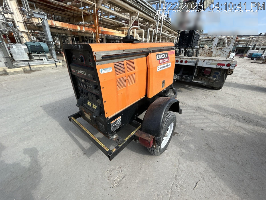 2022 Lincoln Electric LE400 Kubota V1505, Trlr, Cable Rack, Light Kit, ES Decals, T3