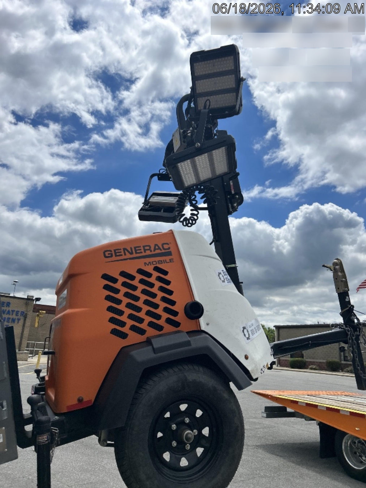 2024 Generac MLT2 Diesel, Flex Switch 120V Input, Powerzone Controller, 
(4) 320W LED Lights, 4kW Generator, 39.9 Gal Fuel Tank, 2" Ball, T3